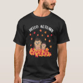 T-shirt Autumn sayings cute hedgehog (Devant)