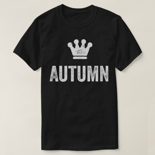 T-shirt Autumn the QueenCrown & Name DesignWomen Called Au (Design devant)