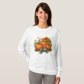 T-shirt Autumncore Bow, Fall Harvest Thème (Devant entier)