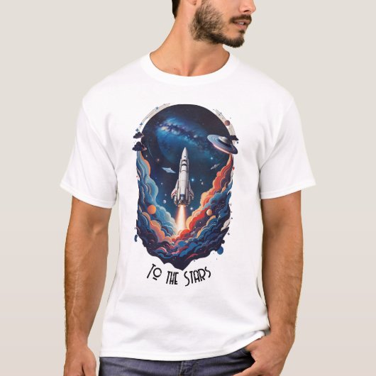 T-shirt Aux étoiles | (Devant)