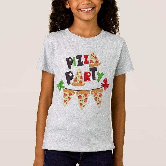 T-Shirt aux Filles de la Pizza (Devant)