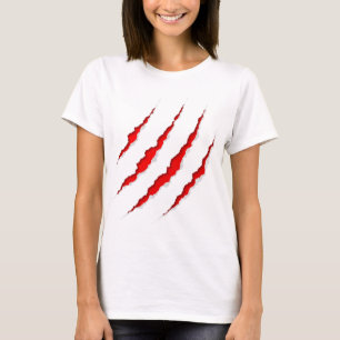 T-Shirt aux Marques de Griffe de Tigre – Tee Graph