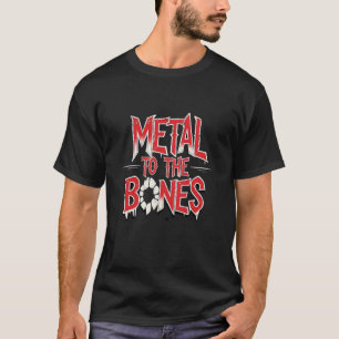 T-shirt Aux os avec métal