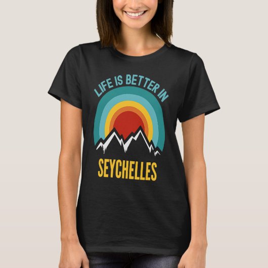 T-shirt aux Seychelles (Devant)