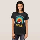 T-shirt aux Seychelles (Devant entier)