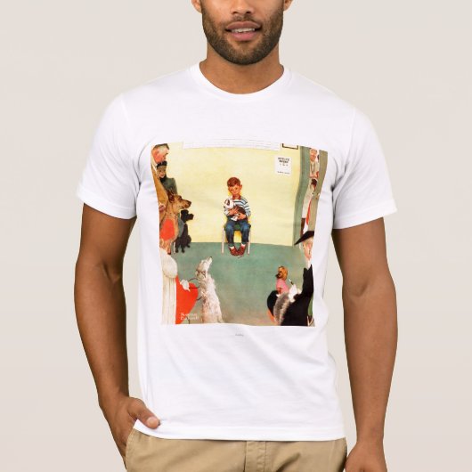 T-shirt Aux Vets de Norman Rockwell (Devant)