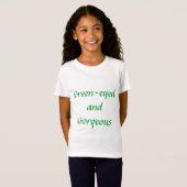 T-Shirt Aux yeux verts et magnifique (Devant entier)