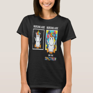 T-shirt Auxiliaire de soins infirmiers Personnes autistes