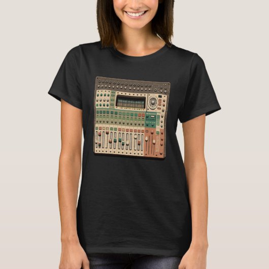 T-shirt AV Technician Music Mixing Board Audio Visual Soun (Devant)