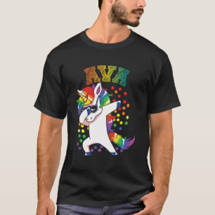 T-shirt Ava Dabbing Unicorn