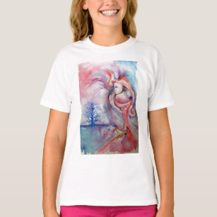 T-shirt AVALON Lady Morgana, aquarelle des légendes arthur