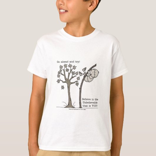 T-shirt Avancer et essayer (Devant)