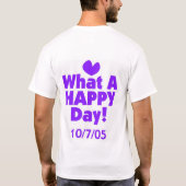 T-shirt avant (Dos)