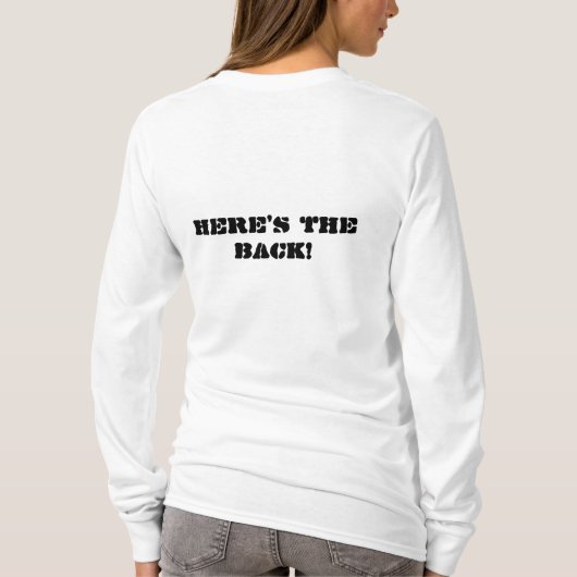 T-shirt Avant/Arrière (Dos)