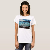 T-shirt Avant de glacier de Perito Moreno dans les Andes (Devant entier)