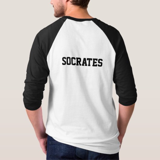 T-shirt avant de homme-crête, dos de Socrates (Dos)