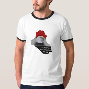 T-shirt Avant de liberté irakienne d'opération et arrière