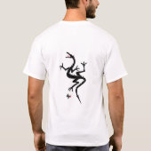 T-shirt avant de logo, dos de lézard (Dos)
