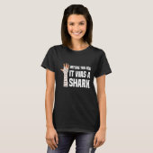 T-shirt Avant De Vous Demander C'Était Un Requin Broken (Devant entier)