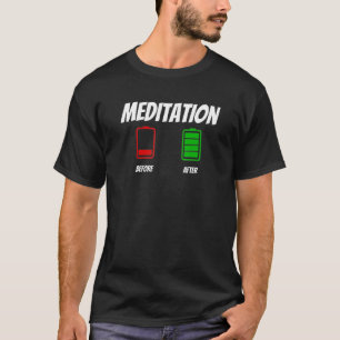 T-shirt Avant Et Après Vêtements De Méditation