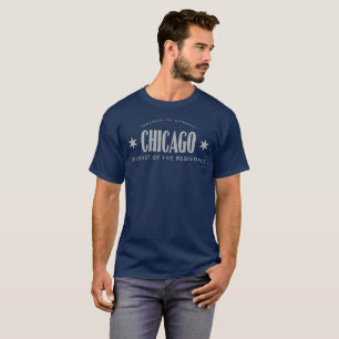 T-shirt Avant-poste gris de Chicago de la résistance