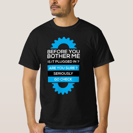 T-shirt Avant que tu ne me déranges, est-ce qu'il est bran (Devant)