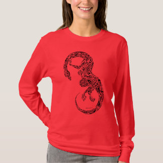 T-shirt Avant tribal de dragon