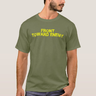 T-shirt Avant vers l'ennemi drôle militaire