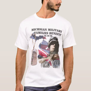T-shirt Avantage de familles militaire du Michigan