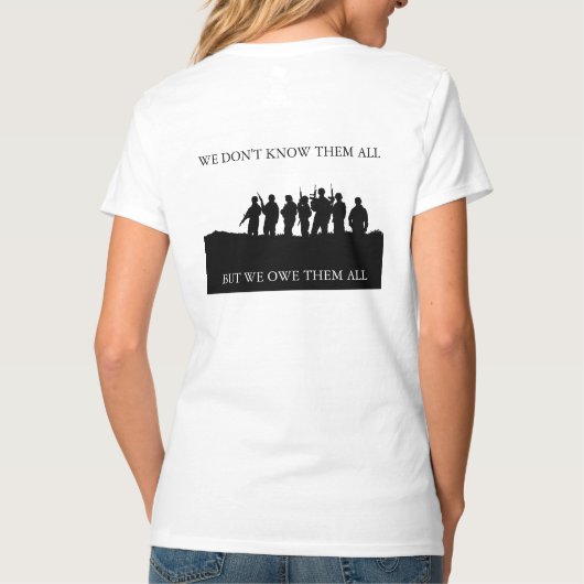 T-SHIRT AVANTAGES DES ANCIENS COMBATTANTS (Dos)