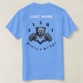 T-shirt Avari House avec personnalisation facultat (Design dos)