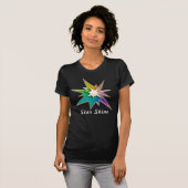 T-Shirt Avec 2 Étoiles Géométriques (Devant entier)