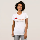 T-shirt Avec amour (Devant entier)