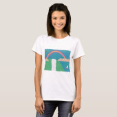 T-shirt avec arc-en-ciel (Devant entier)