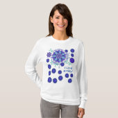 T-SHIRT AVEC ART CRÉATIF DES FLEURS (Devant entier)