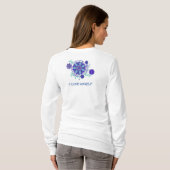 T-SHIRT AVEC ART CRÉATIF DES FLEURS (Dos entier)