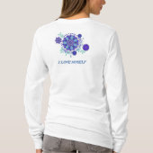T-SHIRT AVEC ART CRÉATIF DES FLEURS (Dos)
