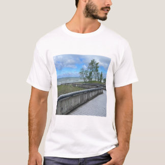 T-shirt avec belle vue sur l'océan