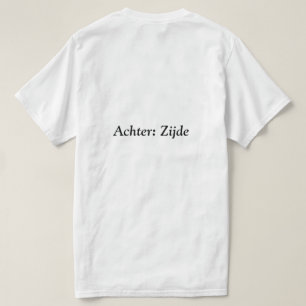 T-shirt avec blague, jeu de mots imprimé