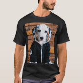 T-shirt avec chien (Devant)