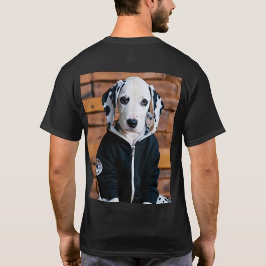 T-shirt avec chien (Dos)