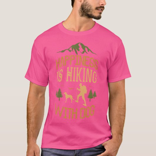 T-shirt Avec Chien Funny Randonnée (Devant)