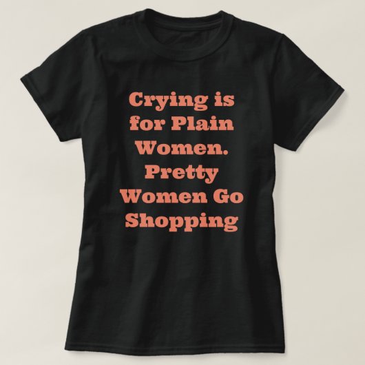 T-shirt avec citation drôle (Design devant)