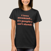 T-shirt avec citation drôle (Devant)
