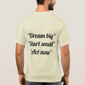 T-shirt avec citations de motivation (Dos)