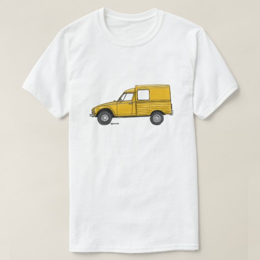 T-shirt avec citron jaune Acadiane (Design devant)
