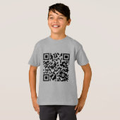 T-shirt avec code QR surprenant (Devant entier)