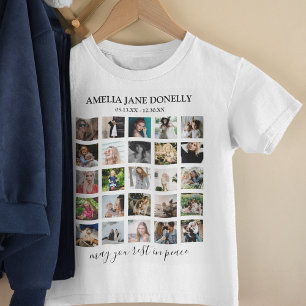 T-shirt avec collage de photos moderne pour enfant
