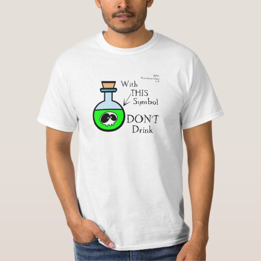 T-shirt avec conseil RPG (Devant)