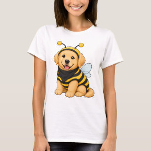 T-shirt avec costume d'abeille de retriever doré m